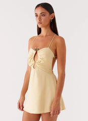 Zuma Mini Dress - Yellow