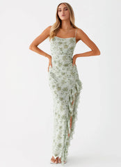Princessa Maxi Dress - Sage Floral