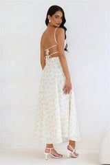 Orchid Kiss Maxi Dress Yellow