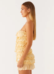 Kylan Mini Dress - Apricot