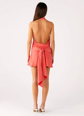 Kenzie Mini Dress - Coral