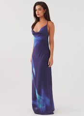 Astra Maxi Dress - Cyber Rose