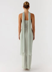 Libra Maxi Dress - Pastel Sage